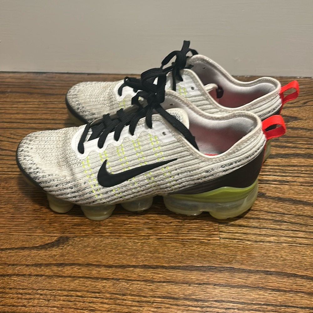 Nike Air VaporMax flyknit white volt BQ5238 100 7Y EU40